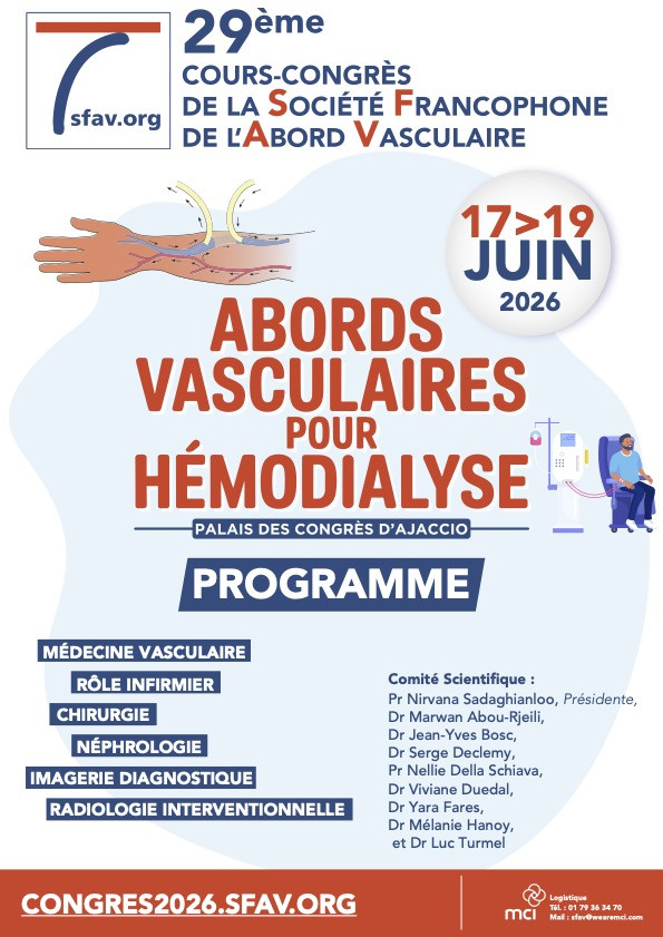 29ème Cours-Congrès de la SFAV